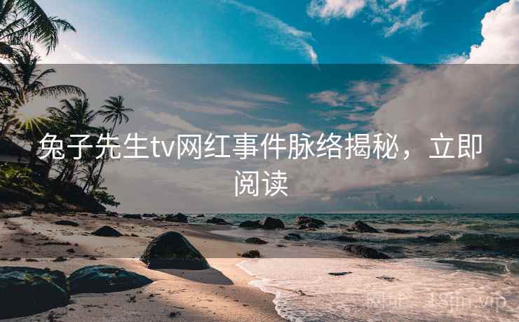兔子先生tv网红事件脉络揭秘，立即阅读